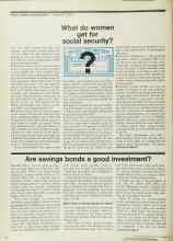 Better Homes & Gardens November 1973 Magazine Article: What do women get for social security?