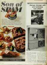 Better Homes & Gardens November 1973 Magazine Article: Garage storage unit and tuckaway tool chest