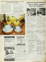 Better Homes & Gardens November 1973 Magazine Article: How to order material from the magazine
