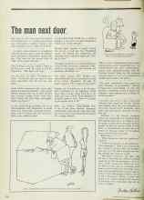 Better Homes & Gardens November 1973 Magazine Article: The man next door