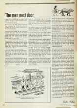 Better Homes & Gardens December 1973 Magazine Article: The man next door
