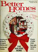 Better Homes & Gardens December 1973 Magazine Cover