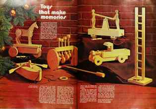 Better Homes & Gardens December 1973 Magazine Article: Toys that make memories
