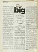 Better Homes & Gardens January 1974 Magazine Article: Little cars that act big