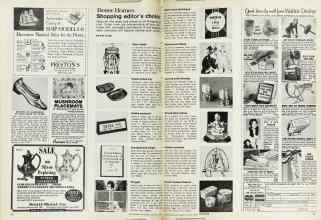 Better Homes & Gardens January 1974 Magazine Article: Better Homes Shopping editor's choice