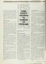 Better Homes & Gardens February 1974 Magazine Article: SOME EXPERT ANSWERS TO COMMON TAX PROBLEMS