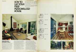 Better Homes & Gardens February 1974 Magazine Article: HOW TO GET YOUR FIRST PERSONALIZED HOUSE