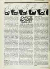 Better Homes & Gardens March 1974 Magazine Article: ADVANCED PLACEMENT