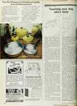 Better Homes & Gardens March 1974 Magazine Article: Teaching your dog who's boss