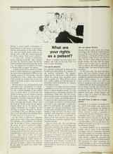 Better Homes & Gardens April 1974 Magazine Article: What are your rights as a patient?
