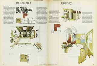 Better Homes & Gardens April 1974 Magazine Article: SIX WAYS TO MAKE YOUR HOUSE MORE LIVABLE