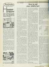 Better Homes & Gardens May 1974 Magazine Article: How to cut your child's hair