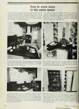 Better Homes & Gardens May 1974 Magazine Article: How to store more in the same space