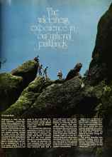 Better Homes & Gardens June 1974 Magazine Article: The wilderness experience in our national parklands
