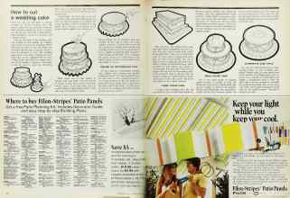 Better Homes & Gardens June 1974 Magazine Article: How to cut a wedding cake
