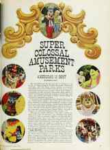 Better Homes & Gardens August 1974 Magazine Article: SUPER COLOSSAL AMUSEMENT PARKS
