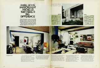 Better Homes & Gardens August 1974 Magazine Article: SMALL HOME IMPROVEMENT PROJECTS THAT MAKE A BIG DIFFERENCE