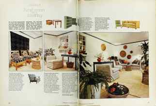 Better Homes & Gardens August 1974 Magazine Article: Junking: Furnish a room on a shoestring
