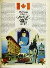 Better Homes & Gardens September 1974 Magazine Article: What to see and do in CANADA'S GREAT CITIES