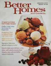 Better Homes & Gardens September 1974 Magazine Cover