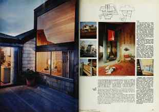 Better Homes & Gardens September 1974 Magazine Article: HOUSES THAT MAKE EVERY INCH COUNT