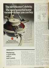 Better Homes & Gardens October 1974 Magazine Article: ELECTRICAL HOW-TO: Replacing a pull-chain with a wall switch