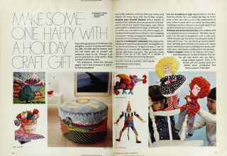 Better Homes & Gardens November 1974 Magazine Article: MAKE SOME-- ONE HAPPY WITH A HOLIDAY CRAFT GIFT