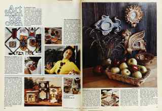 Better Homes & Gardens January 1975 Magazine Article: Art from the oven