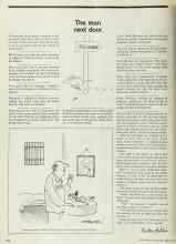 Better Homes & Gardens February 1975 Magazine Article: The man next door