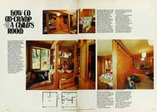Better Homes & Gardens February 1975 Magazine Article: HOW TO UN-CRAMP A CHILD'S ROOM