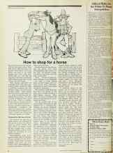 Better Homes & Gardens March 1975 Magazine Article: How to shop for a horse