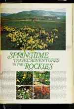Better Homes & Gardens March 1975 Magazine Article: SPRING TIME TRAVEL ADVENTURES IN THE ROCKIES