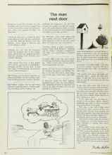 Better Homes & Gardens March 1975 Magazine Article: The man next door