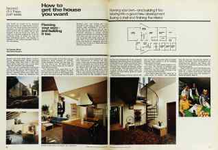 Better Homes & Gardens March 1975 Magazine Article: How to get the house you want
