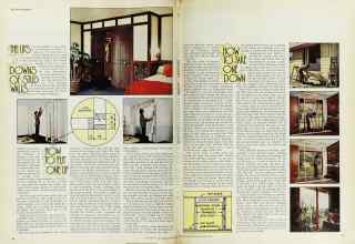 Better Homes & Gardens March 1975 Magazine Article: THE UPS & DOWNS OF STUD WALLS