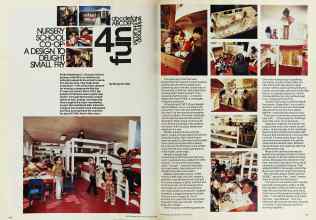 Better Homes & Gardens March 1975 Magazine Article: NURSERY SCHOOL CO-OP: A DESIGN TO DELIGHT SMALL FRY
