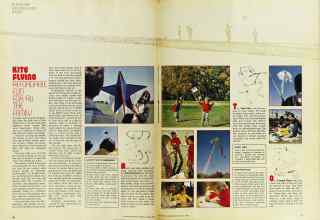 Better Homes & Gardens March 1975 Magazine Article: KITE FLYING AFFORDABLE FUN FOR ALL THE FAMILY