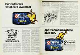 Better Homes & Gardens April 1975 Magazine Article: UPHOLSTERY HOW-TO REDOING A SIMPLE CHAIR