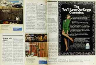 Better Homes & Gardens April 1975 Magazine Article: Sewing with elastic