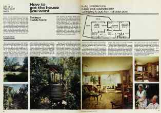 Better Homes & Gardens April 1975 Magazine Article: How to get the house you want
