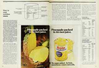 Better Homes & Gardens April 1975 Magazine Article: How to read nutrition labels