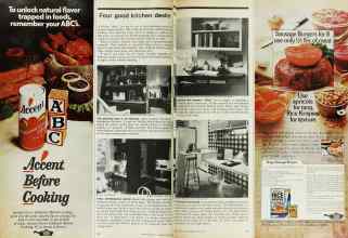 Better Homes & Gardens April 1975 Magazine Article: Four good kitchen desks