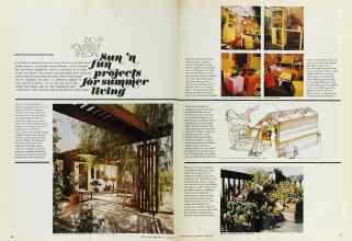 Better Homes & Gardens June 1975 Magazine Article: DO-IT-YOURSELF SPECIAL Sun'n fun projects for summer living