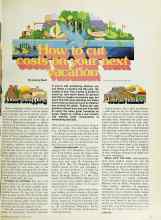Better Homes & Gardens August 1975 Magazine Article: How to cut costs on your next vacation