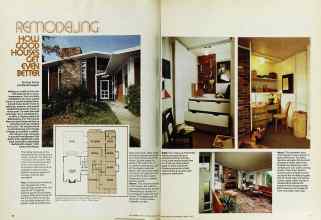 Better Homes & Gardens August 1975 Magazine Article: HOW GOOD HOUSES GET EVEN BETTER