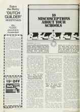 Better Homes & Gardens September 1975 Magazine Article: 10 MISCONCEPTIONS ABOUT YOUR SCHOOLS
