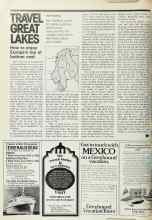 Better Homes & Gardens September 1975 Magazine Article: TRAVEL GREAT LAKES