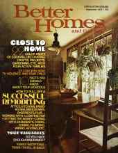 Better Homes & Gardens September 1975 Magazine Cover