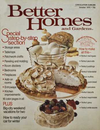 Better Homes & Gardens October 1975 Magazine Cover