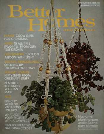 Better Homes & Gardens November 1975 Magazine Cover